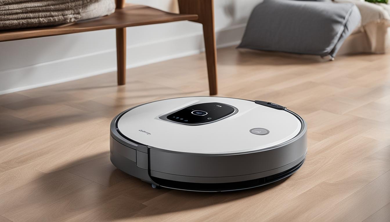 Robot Vacuum with Self-Emptying Bin