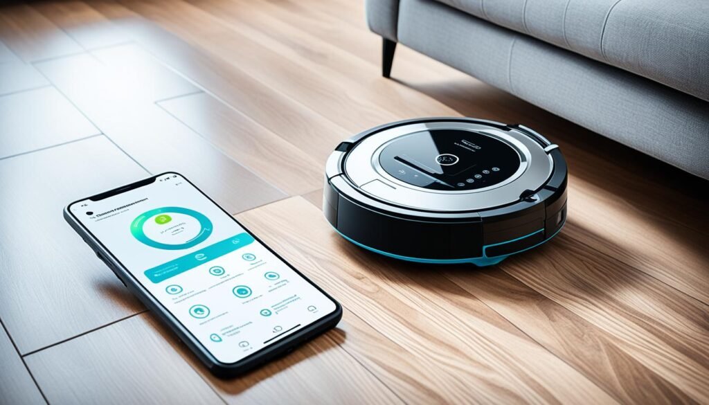 app controlled robot vacuum